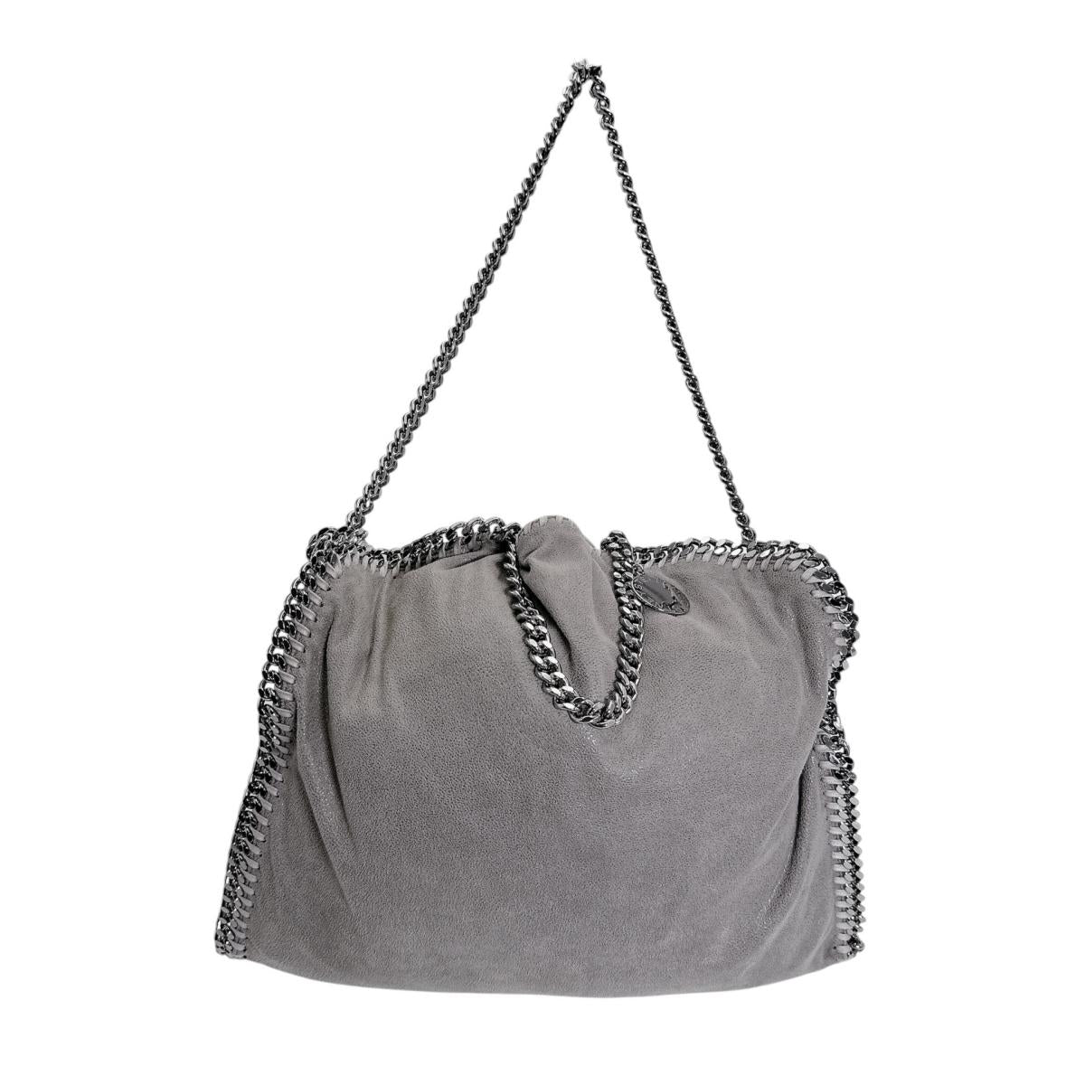 ステラマッカートニー Stella McCartney トートバッグ
 ハンドバッグ フォールドオーバートート ファラベラ 234387 W9132 SU16R ライトグレー 【SS】
 【中古】