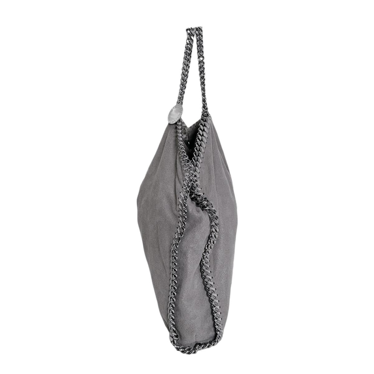 ステラマッカートニー Stella McCartney トートバッグ
 ハンドバッグ フォールドオーバートート ファラベラ 234387 W9132 SU16R ライトグレー 【SS】
 【中古】