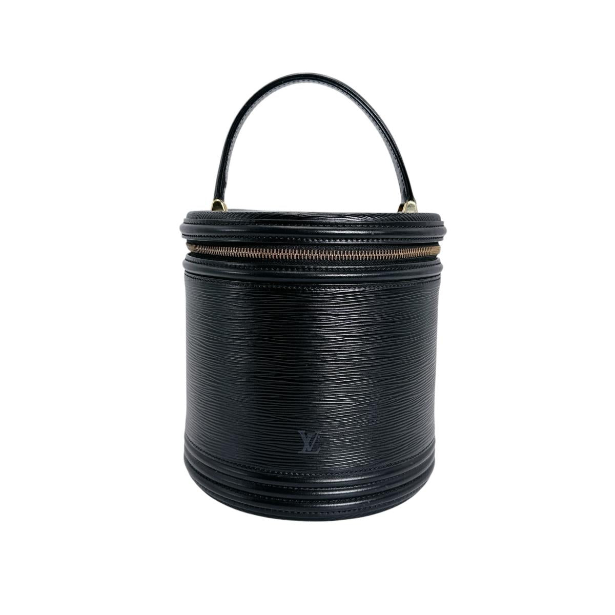 ルイヴィトン LOUIS VUITTON ハンドバッグ
 ハンドバッグ エピ カンヌ エピレザー M48032 ブラック LV
 【SS】
 【中古】