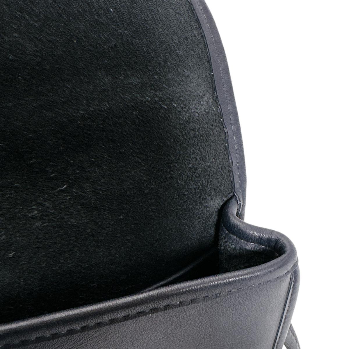 コーチ COACH ショルダーバッグ
 ターンロック オールドコーチ ヴィンテージ レザー 107 ネイビー 【SS】
 【中古】