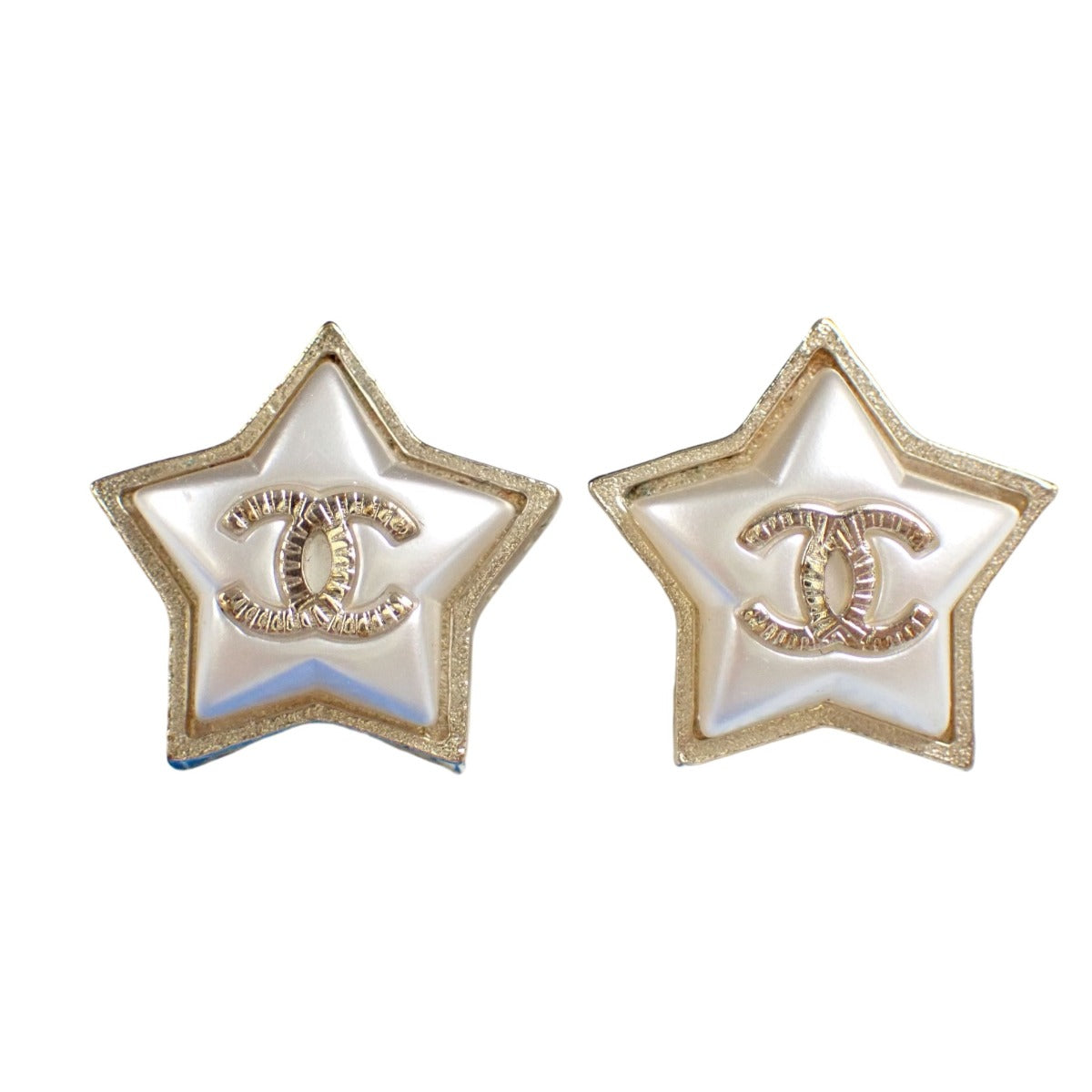 シャネル CHANEL ピアス
 星ピアス ココマーク 秋冬コレクション GP シルバー 【SS】
 【中古】