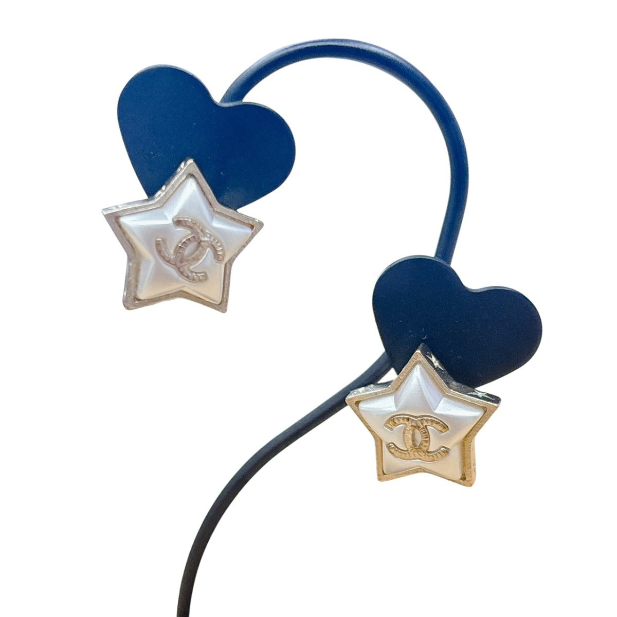 シャネル CHANEL ピアス
 星ピアス ココマーク 秋冬コレクション GP シルバー 【SS】
 【中古】