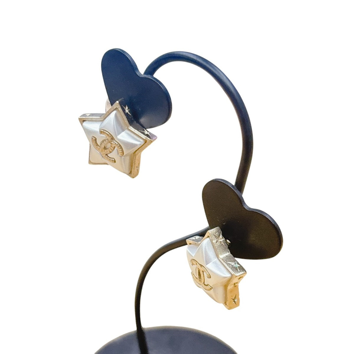 シャネル CHANEL ピアス
 星ピアス ココマーク 秋冬コレクション GP シルバー 【SS】
 【中古】
