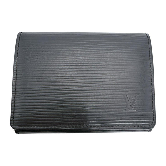 ルイヴィトン LOUIS VUITTON カードケース
 名刺入れ エピ アンヴェロップ カルト・ドゥ ヴィジット エピレザー M62292 ブラック LV
 【SS】
 【中古】