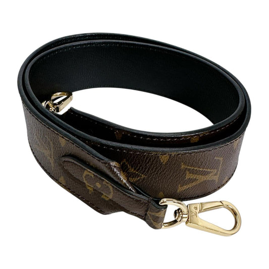 ルイヴィトン LOUIS VUITTON ショルダーストラップ
 ストラップ モノグラム モノグラムキャンバス モノグラムキャンバス J02288 ブラウン LV
 【SS】
 【中古】