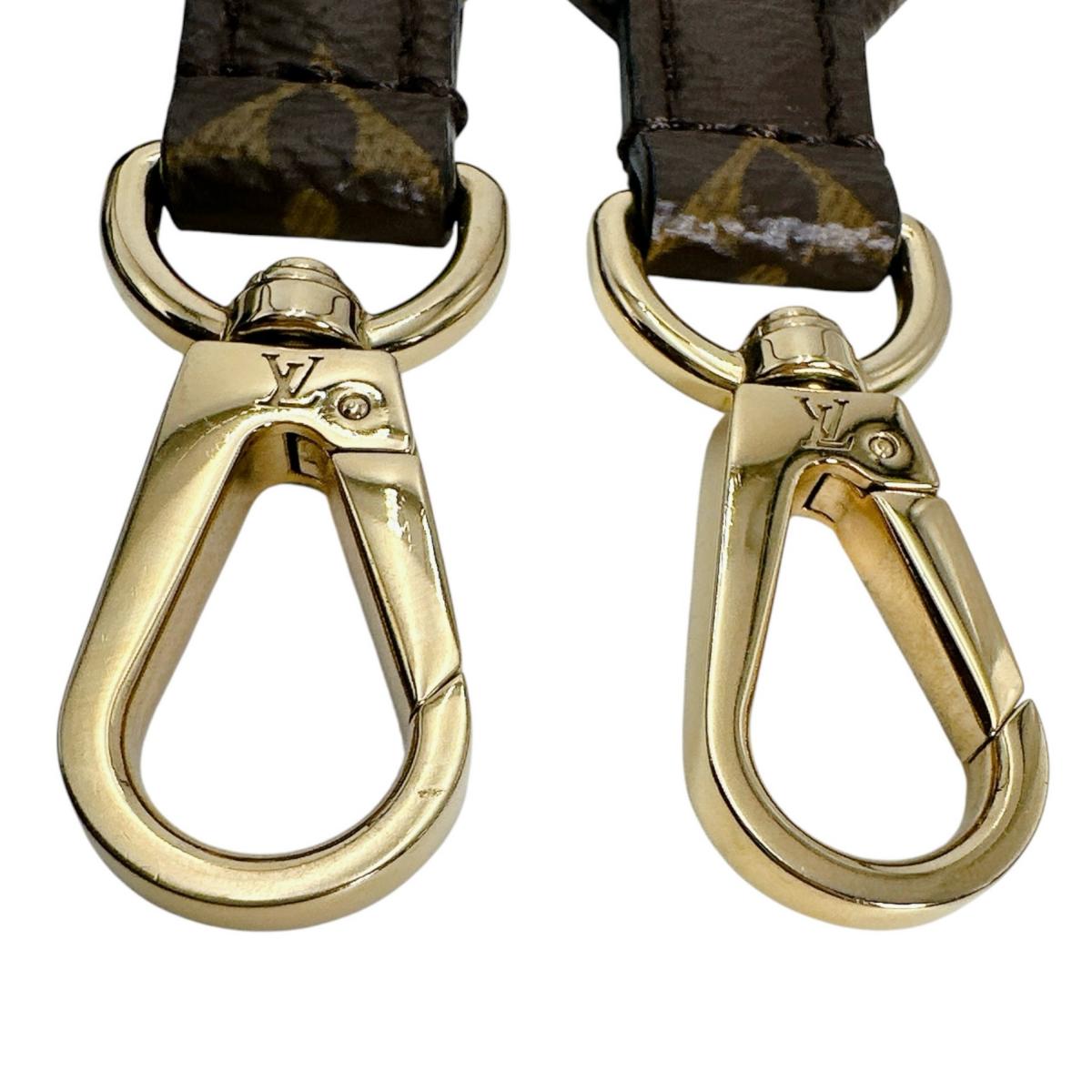 ルイヴィトン LOUIS VUITTON ショルダーストラップ
 ストラップ モノグラム モノグラムキャンバス モノグラムキャンバス J02288 ブラウン LV
 【SS】
 【中古】