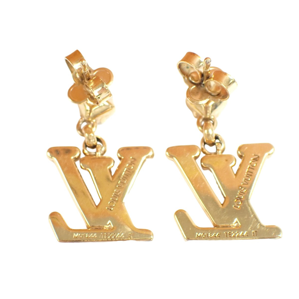 ルイヴィトン LOUIS VUITTON ピアス
 ピアス ピアス・レディLV GP M01844 ゴールド LV
 【SS】
 【中古】