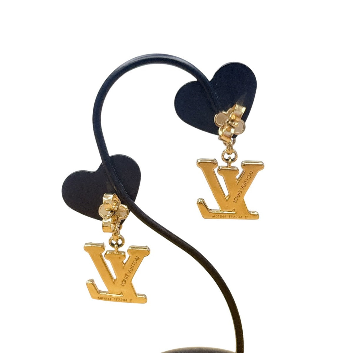 ルイヴィトン LOUIS VUITTON ピアス
 ピアス ピアス・レディLV GP M01844 ゴールド LV
 【SS】
 【中古】