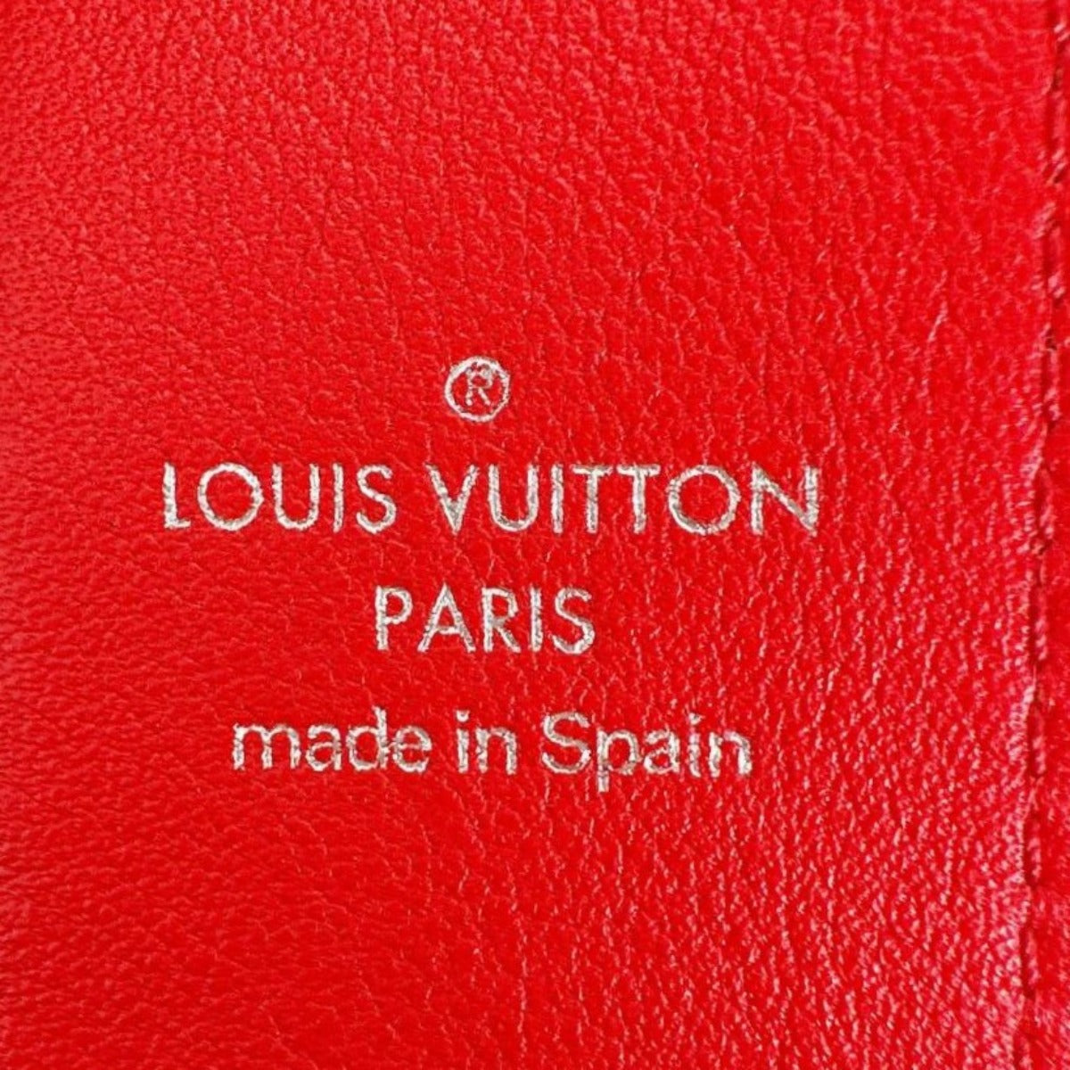ルイヴィトン LOUIS VUITTON ショルダーストラップ
 ストラップ エピ バイカラー エピレザー ネイビー×レッド LV
 【SS】
 【中古】