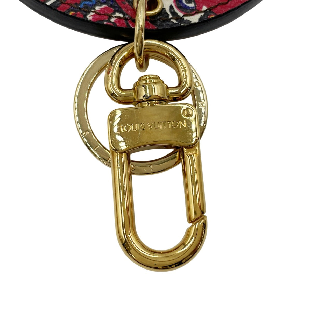 ルイヴィトン LOUIS VUITTON チャーム
 ダルマチャーム イリュストレ ポルトクレ モノグラムキャンバス MP1958 ブラウン LV
 【SS】
 【中古】