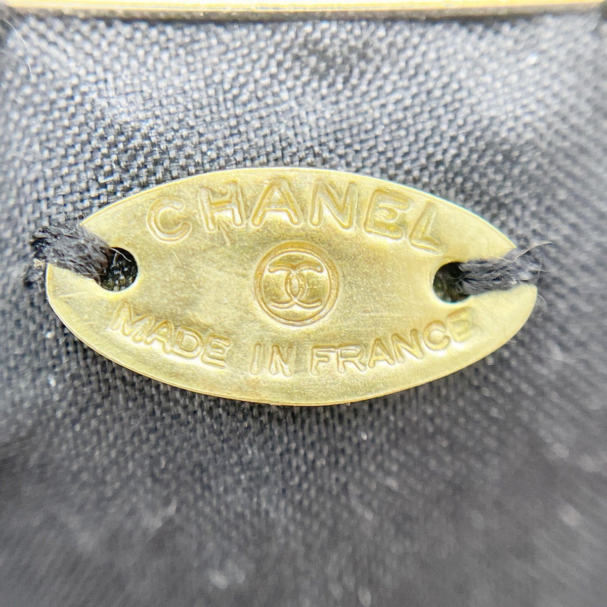 シャネル CHANEL ブローチ
 コサージュ ツウィード カメリア ツイード ブラック 【SS】
 【中古】