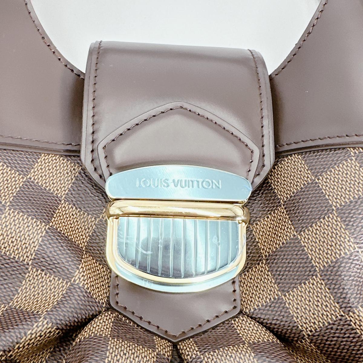 ルイヴィトン LOUIS VUITTON ハンドバッグ
 トートバッグ ダミエ システィナGM ダミエキャンバス N41540 ブラウン LV
 【SS】
 【中古】