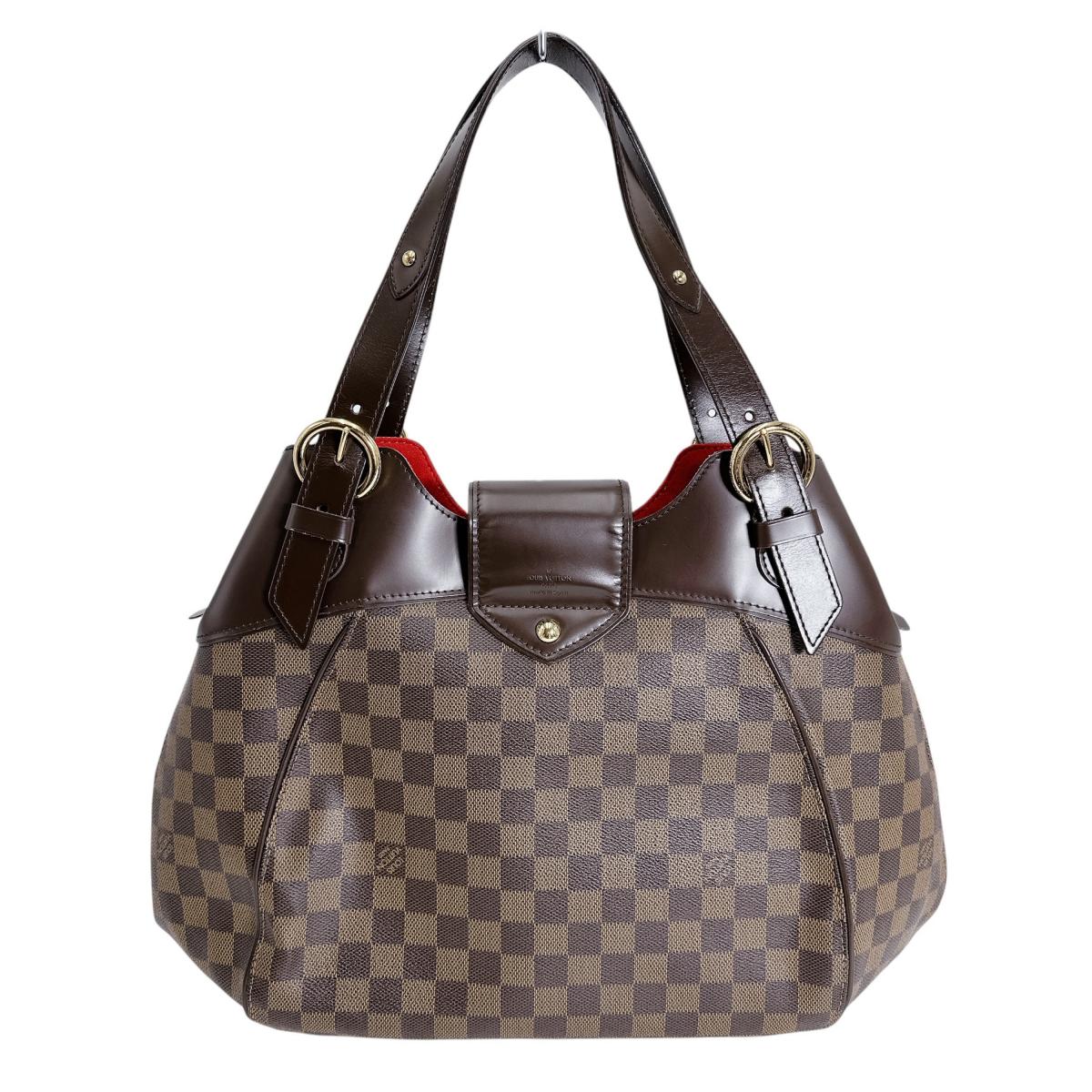 ルイヴィトン LOUIS VUITTON ハンドバッグ
 トートバッグ ダミエ システィナGM ダミエキャンバス N41540 ブラウン LV
 【SS】
 【中古】