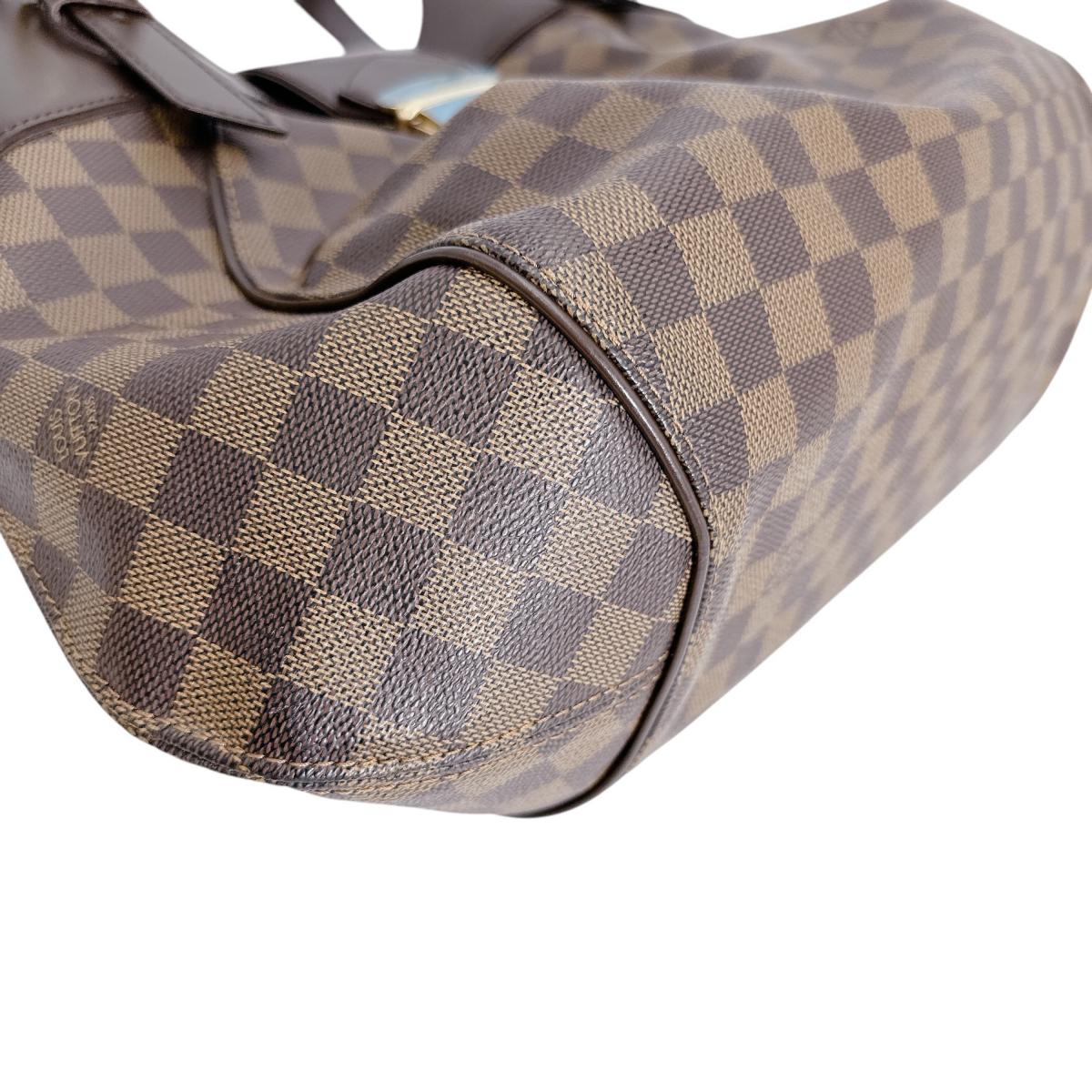ルイヴィトン LOUIS VUITTON ハンドバッグ
 トートバッグ ダミエ システィナGM ダミエキャンバス N41540 ブラウン LV
 【SS】
 【中古】