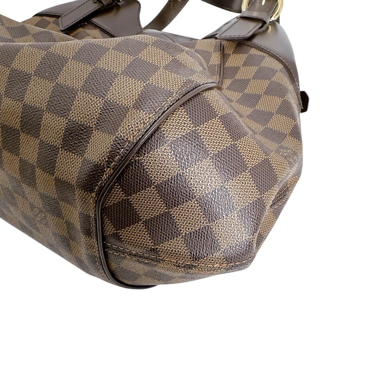 ルイヴィトン LOUIS VUITTON ハンドバッグ
 トートバッグ ダミエ システィナGM ダミエキャンバス N41540 ブラウン LV
 【SS】
 【中古】