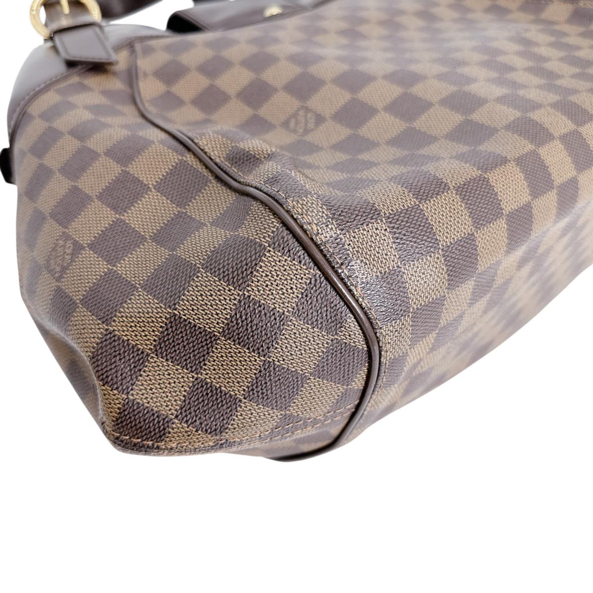 ルイヴィトン LOUIS VUITTON ハンドバッグ
 トートバッグ ダミエ システィナGM ダミエキャンバス N41540 ブラウン LV
 【SS】
 【中古】