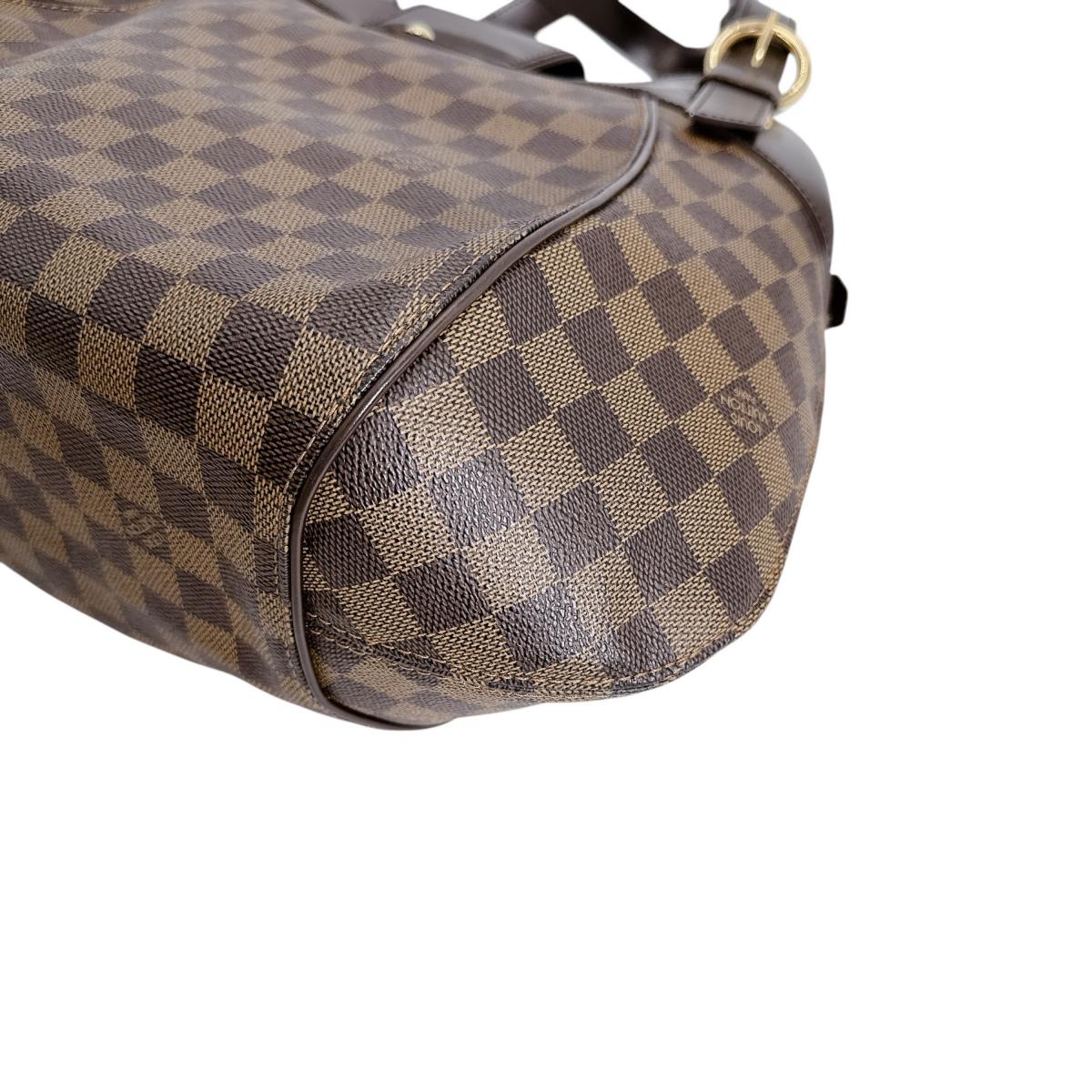 ルイヴィトン LOUIS VUITTON ハンドバッグ
 トートバッグ ダミエ システィナGM ダミエキャンバス N41540 ブラウン LV
 【SS】
 【中古】