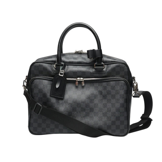 ルイヴィトン LOUIS VUITTON ショルダーバッグ
 ビジネスバッグ ダミエ・グラフィット イカール ダミエグラフィットキャンバス N23253 グレー LV
 【SS】
 【中古】