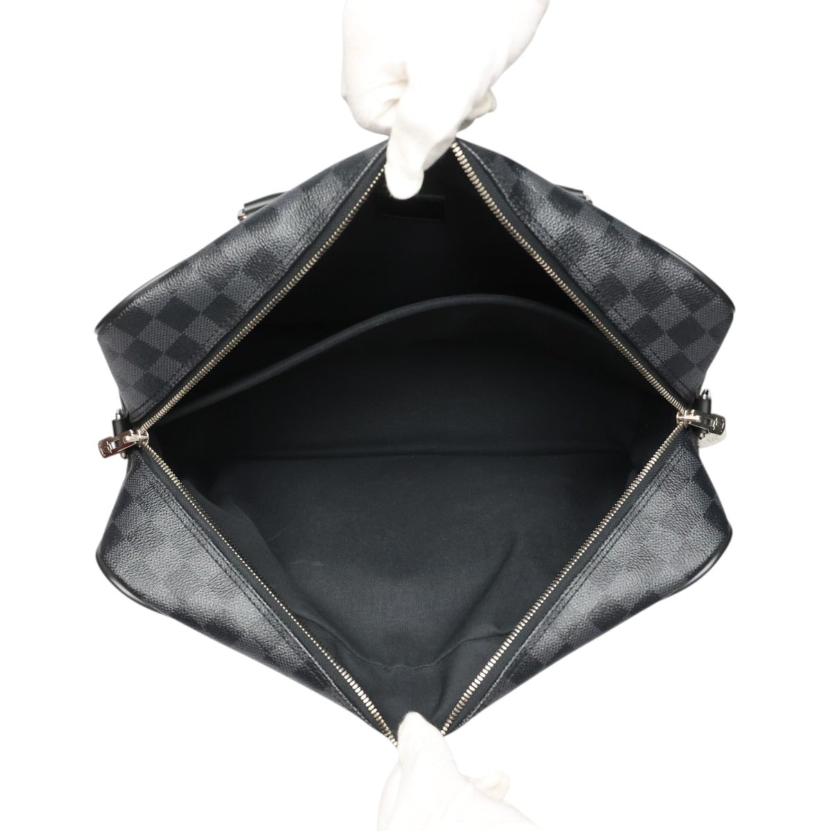 ルイヴィトン LOUIS VUITTON ショルダーバッグ
 ビジネスバッグ ダミエ・グラフィット イカール ダミエグラフィットキャンバス N23253 グレー LV
 【SS】
 【中古】