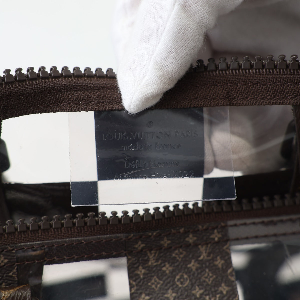 ルイヴィトン LOUIS VUITTON ボストンバッグ
 旅行かばん モノグラムチェス キーポル･バンドリエール50 PVC M20864 ブラウン LV
 【SS】
 【中古】