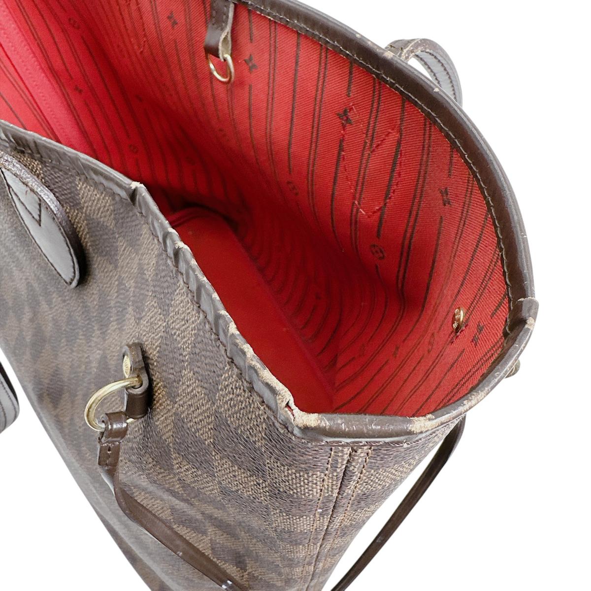 ルイヴィトン LOUIS VUITTON トートバッグ
 軽量 ダミエ ネヴァーフルMM 廃盤 ダミエキャンバス N51105 ブラウン LV
 【SS】
 【中古】