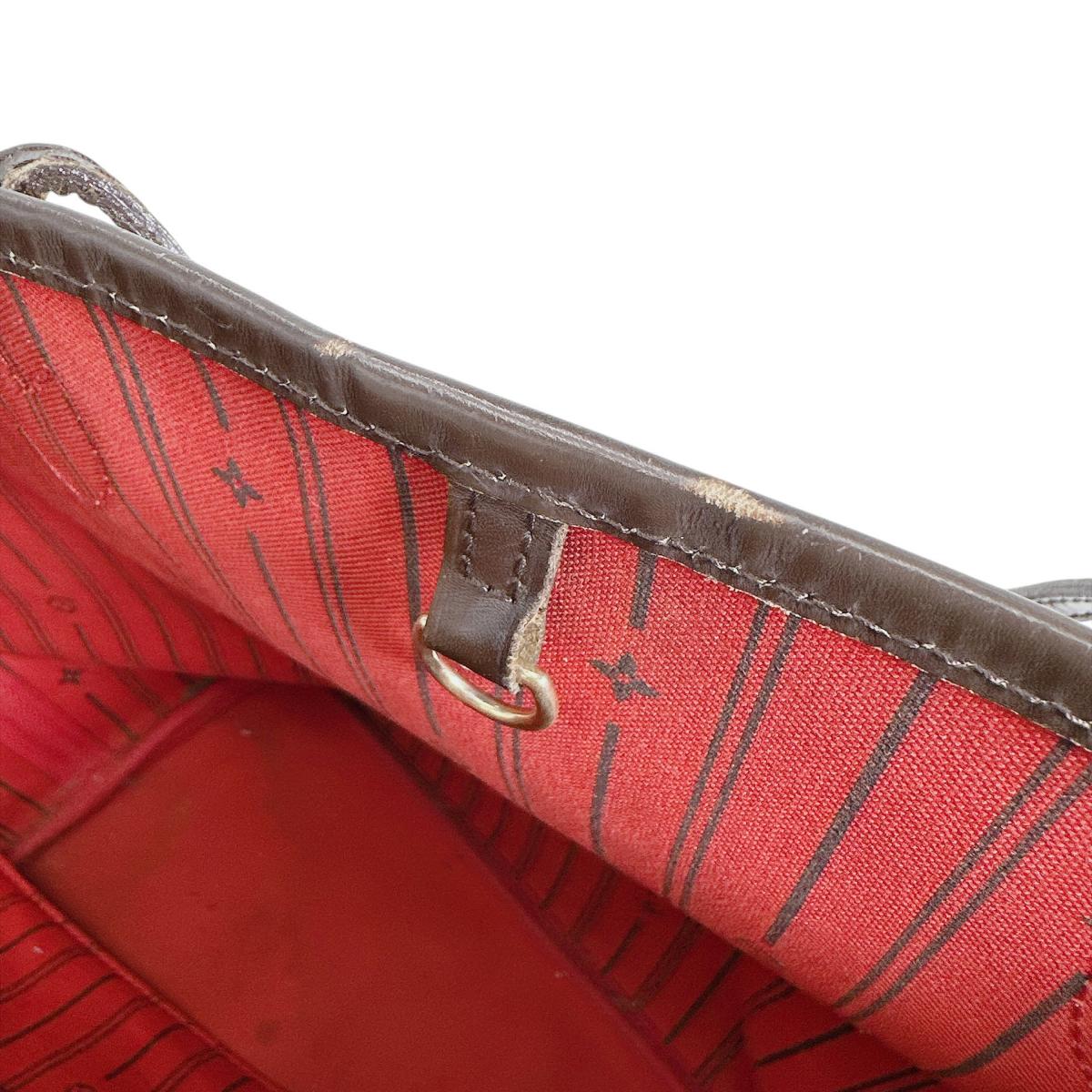 ルイヴィトン LOUIS VUITTON トートバッグ
 軽量 ダミエ ネヴァーフルMM 廃盤 ダミエキャンバス N51105 ブラウン LV
 【SS】
 【中古】