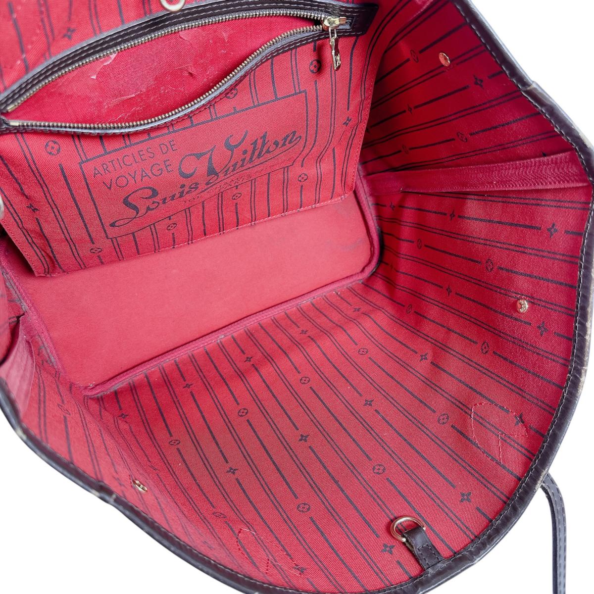 ルイヴィトン LOUIS VUITTON トートバッグ
 軽量 ダミエ ネヴァーフルMM 廃盤 ダミエキャンバス N51105 ブラウン LV
 【SS】
 【中古】