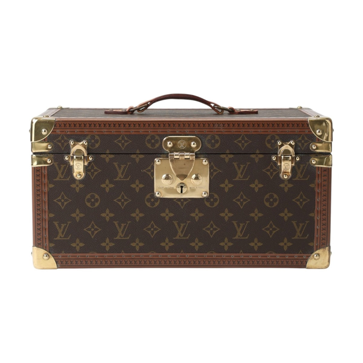 ルイヴィトン LOUIS VUITTON トランク
 アタッシュケース モノグラム ボワットブテイユ モノグラムキャンバス M21822 ブラウン LV
 【SS】
 【中古】