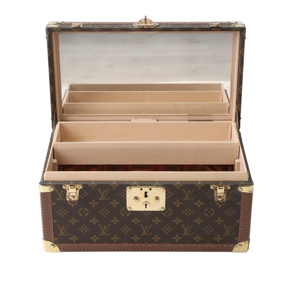 ルイヴィトン LOUIS VUITTON トランク
 アタッシュケース モノグラム ボワットブテイユ モノグラムキャンバス M21822 ブラウン LV
 【SS】
 【中古】