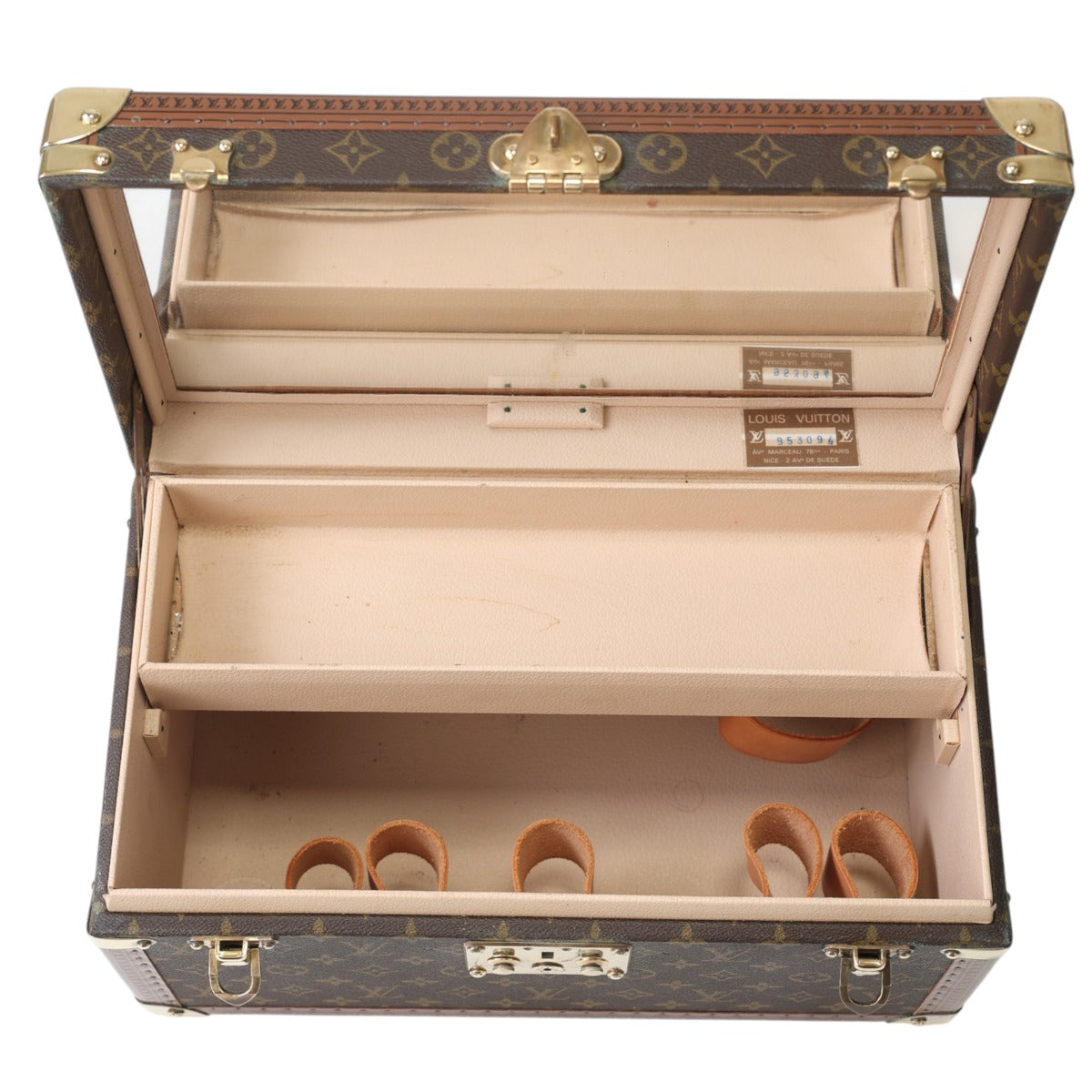 ルイヴィトン LOUIS VUITTON トランク
 アタッシュケース モノグラム ボワットブテイユ モノグラムキャンバス M21822 ブラウン LV
 【SS】
 【中古】