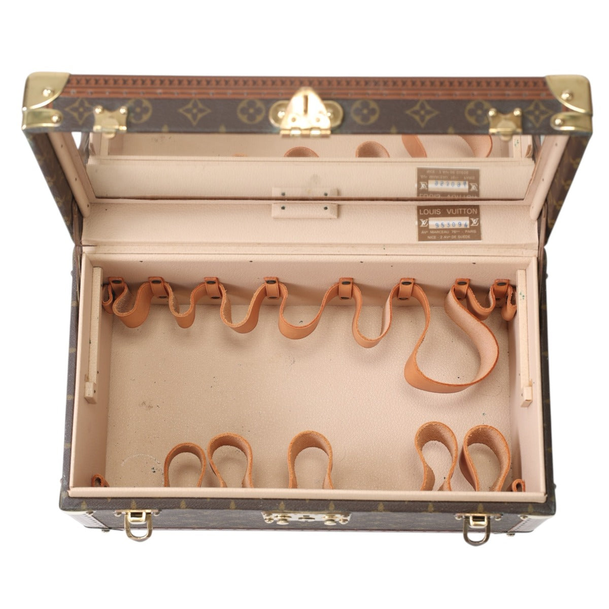 ルイヴィトン LOUIS VUITTON トランク
 アタッシュケース モノグラム ボワットブテイユ モノグラムキャンバス M21822 ブラウン LV
 【SS】
 【中古】