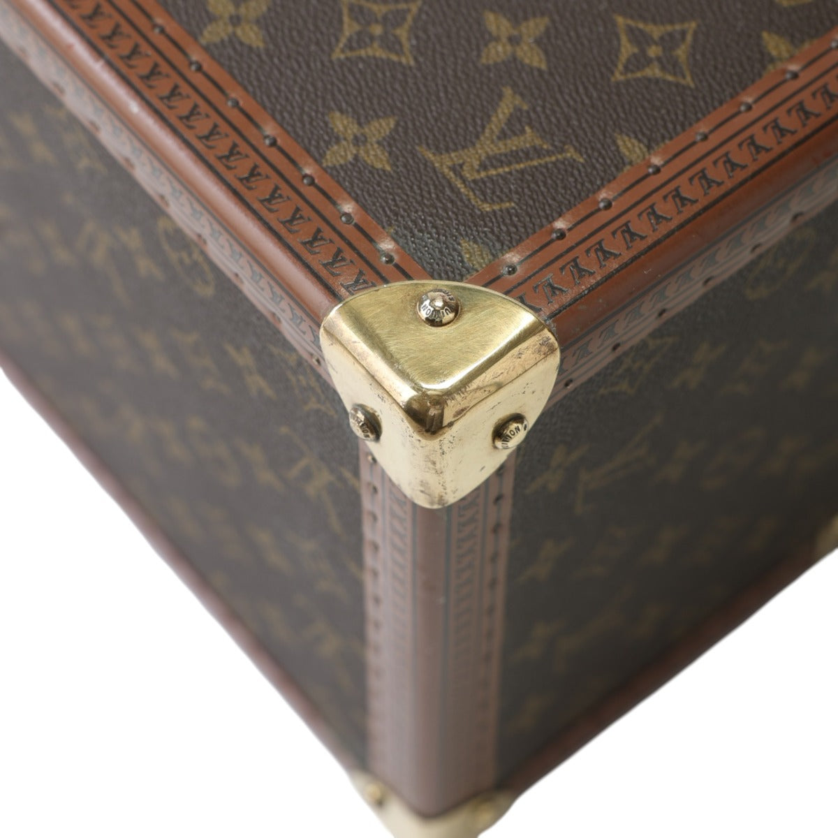 ルイヴィトン LOUIS VUITTON トランク
 アタッシュケース モノグラム ボワットブテイユ モノグラムキャンバス M21822 ブラウン LV
 【SS】
 【中古】