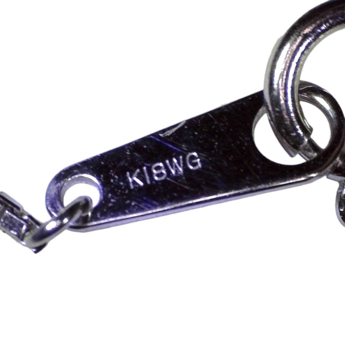 ネックレス
 ネックレス K18WG 調節可能 K18ホワイトゴールド ホワイト 【SS】
 【中古】