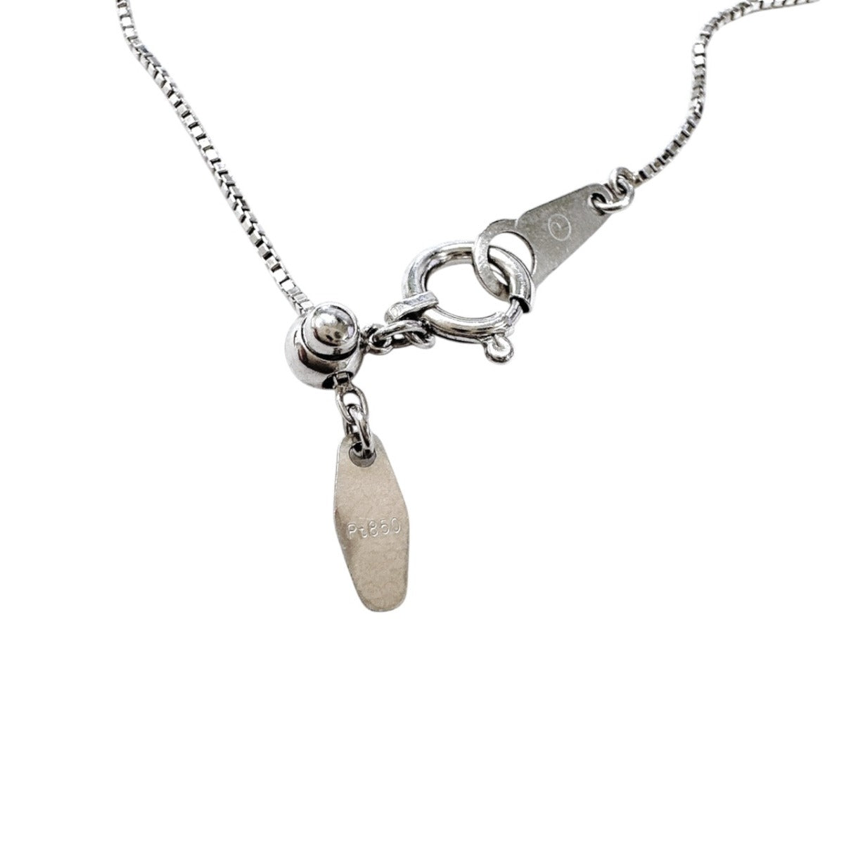 ネックレス
 PT850/PT900 ファッションダイヤモンド 天然ガーネット デマントイド Pt850プラチナ プラチナ 【SS】
 【中古】