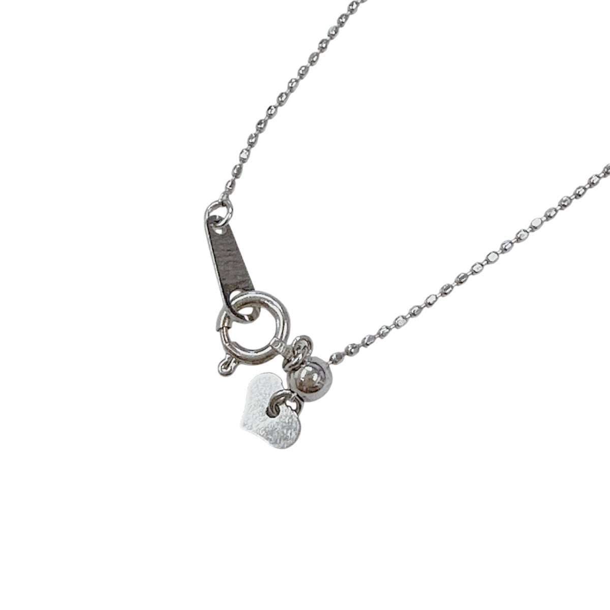 ネックレス
 ネックレス K18WG FD1.00 K18ホワイトゴールド ホワイト 【SS】
 【中古】