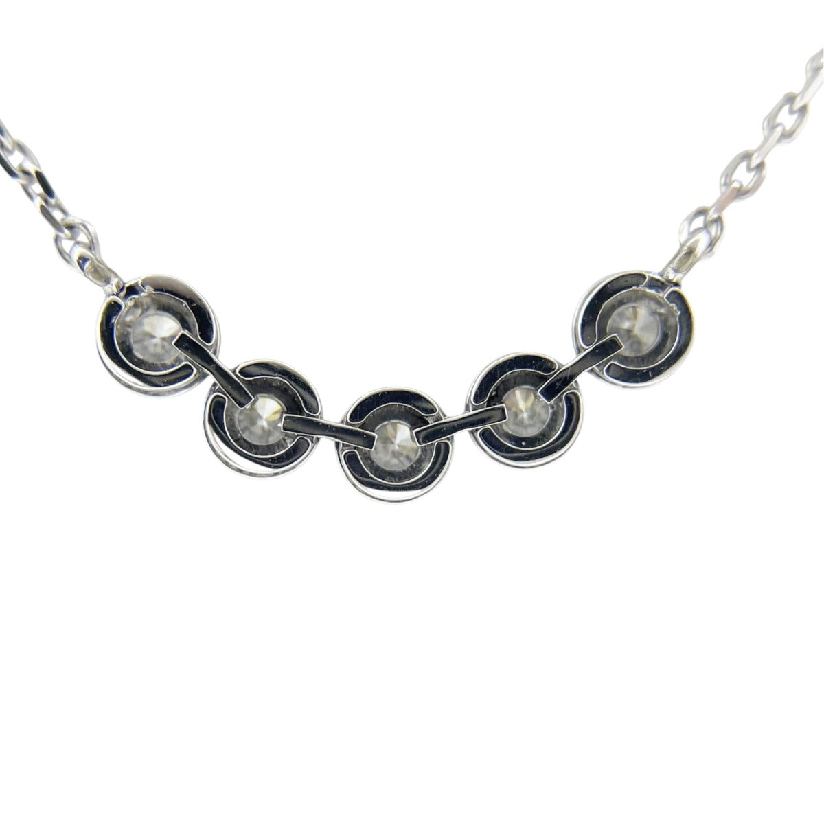 ネックレス
 ネックレス FD0.43ct Pt750 K18ホワイトゴールド ホワイト 【SS】
 【中古】