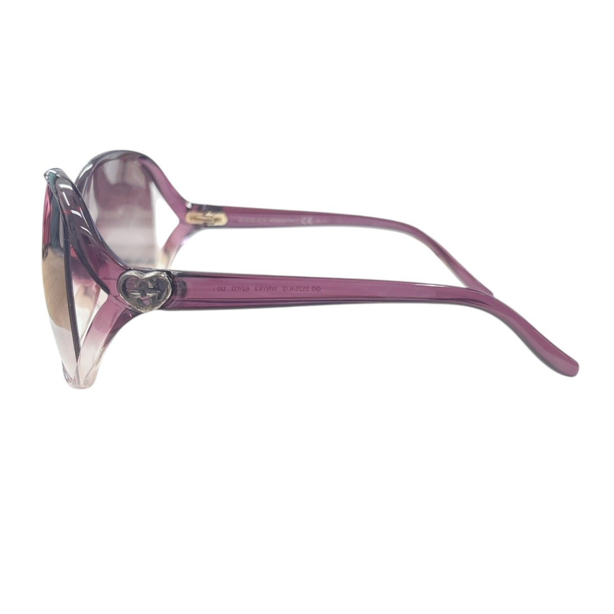 グッチ GUCCI サングラス
 グラデーションレンズ 62□13 120 WNYK8 プラスチック GG3525/K/S パープル 【SS】
 【中古】