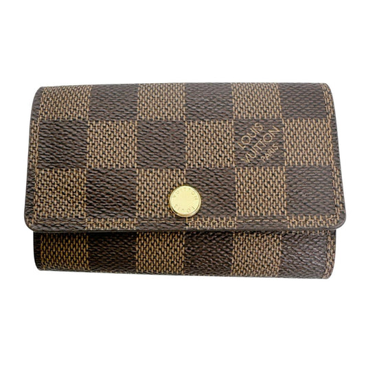 ルイヴィトン LOUIS VUITTON キーケース
 6本用キーケース モノグラム ミュルティクレ6 モノグラムキャンバス M62630 ブラウン LV
 【SS】
 【中古】