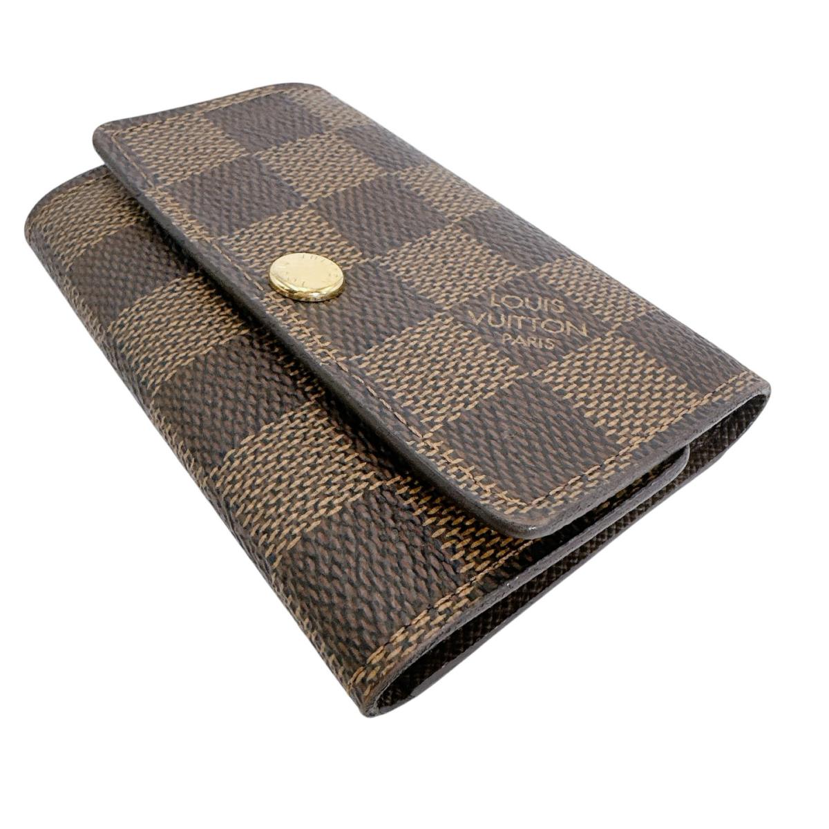ルイヴィトン LOUIS VUITTON キーケース
 6本用キーケース モノグラム ミュルティクレ6 モノグラムキャンバス M62630 ブラウン LV
 【SS】
 【中古】