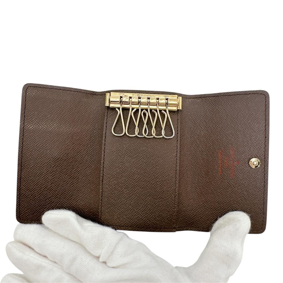 ルイヴィトン LOUIS VUITTON キーケース
 6本用キーケース モノグラム ミュルティクレ6 モノグラムキャンバス M62630 ブラウン LV
 【SS】
 【中古】