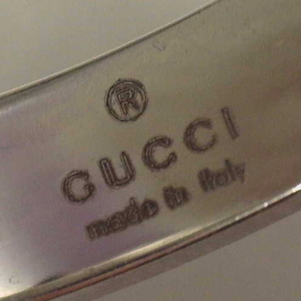 グッチ GUCCI リング・指輪
 アイコンリング 18号 K18WG K18ホワイトゴールド ICON ホワイト 【SS】
 【中古】