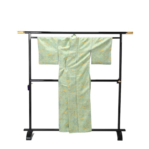 Other kimonos
 Kimono, Japanese clothing, synthetic fiber, slim, polyester, young leaf color [H]
 【second hand】 