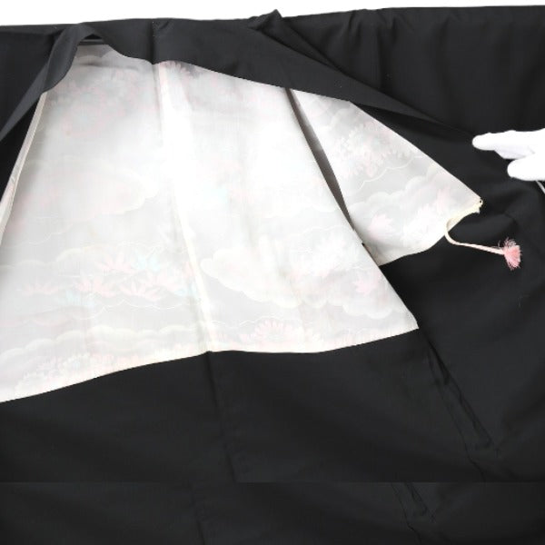 Haori
 Black-painted Haori with flowers, synthetic fiber, polyester, black [SS]
 【second hand】 