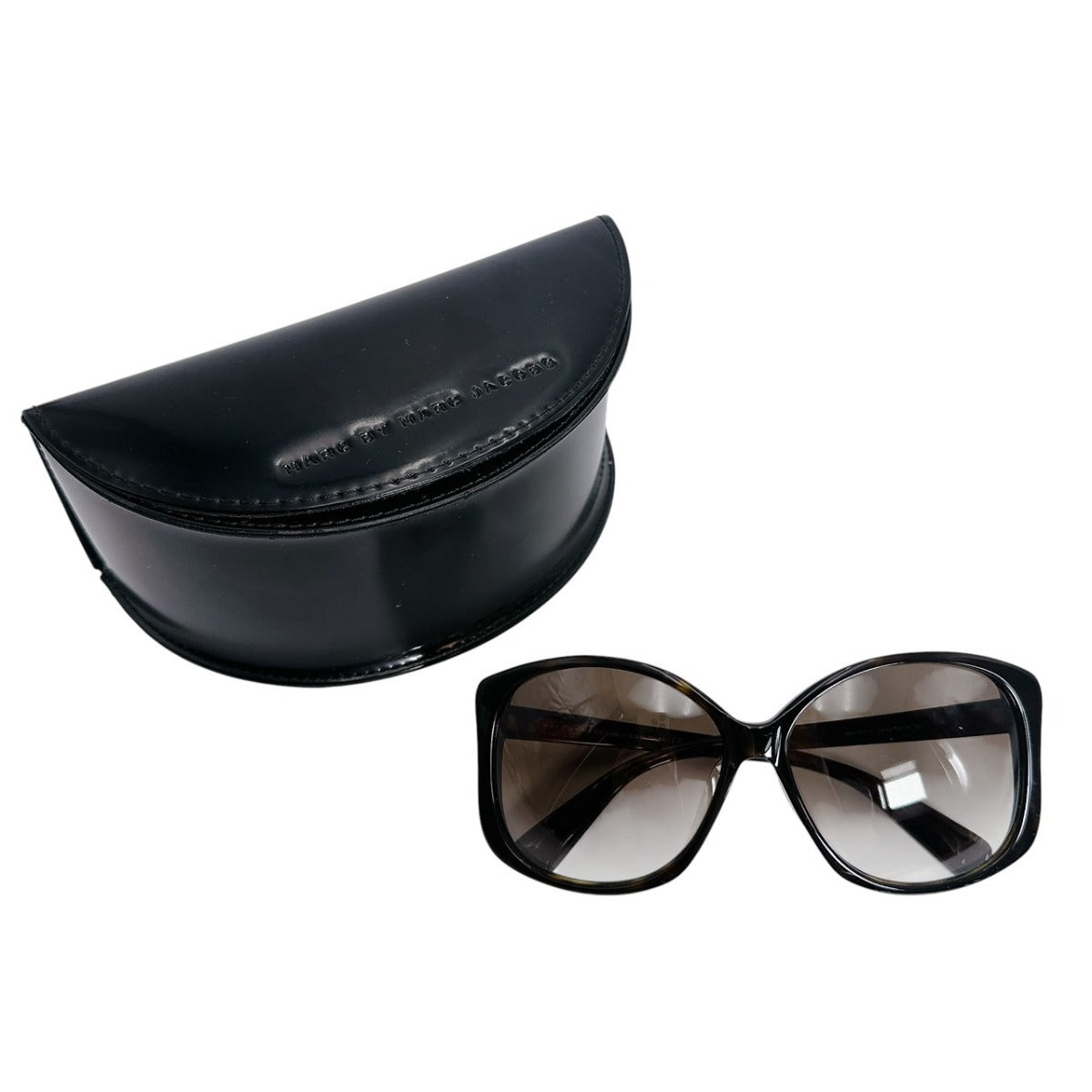 マークバイマークジェイコブス MARC BY MARC JACOBS サングラス
 サングラス セルフレーム 59□14 135 プラスチック MMJ147/F/S ブラック×ブラウン 【SS】
 【中古】