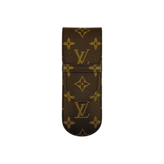 ルイヴィトン LOUIS VUITTON ペンケース
 ペンケース モノグラム エテュイスティロ モノグラムキャンバス M62990 ブラウン LV
 【SS】
 【中古】