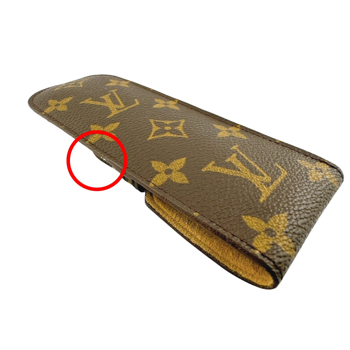 ルイヴィトン LOUIS VUITTON ペンケース
 ペンケース モノグラム エテュイスティロ モノグラムキャンバス M62990 ブラウン LV
 【SS】
 【中古】