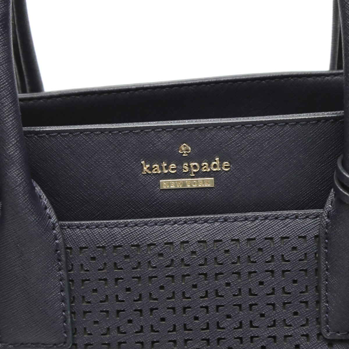 ケイトスペード Kate Spade ハンドバッグ
 ショルダーバッグ 2WAY ネイビー 【SS】
 【中古】