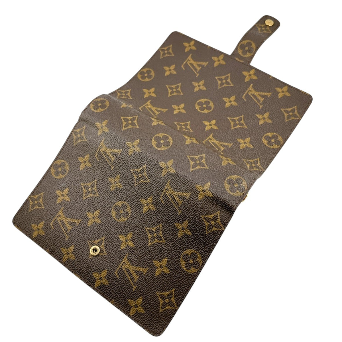 ルイヴィトン LOUIS VUITTON 手帳カバー
 システム手帳カバー モノグラム アジェンダMM モノグラムキャンバス R20004 ブラウン LV
 【SS】
 【中古】