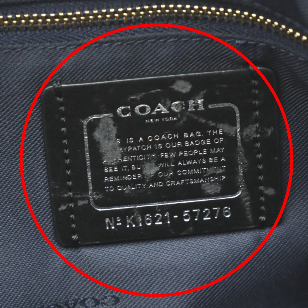 コーチ COACH ハンドバッグ
 トートバック キャリオール34 ブルックリン レザー 57276 ブラック 【SS】
 【中古】