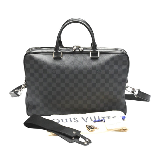 ルイヴィトン LOUIS VUITTON ビジネスバッグ
 ビジネスバック ダミエ ダンディ・ブリーフケース ダミエキャンバス N63298 ダミエコバルト LV
 【SS】
 【中古】